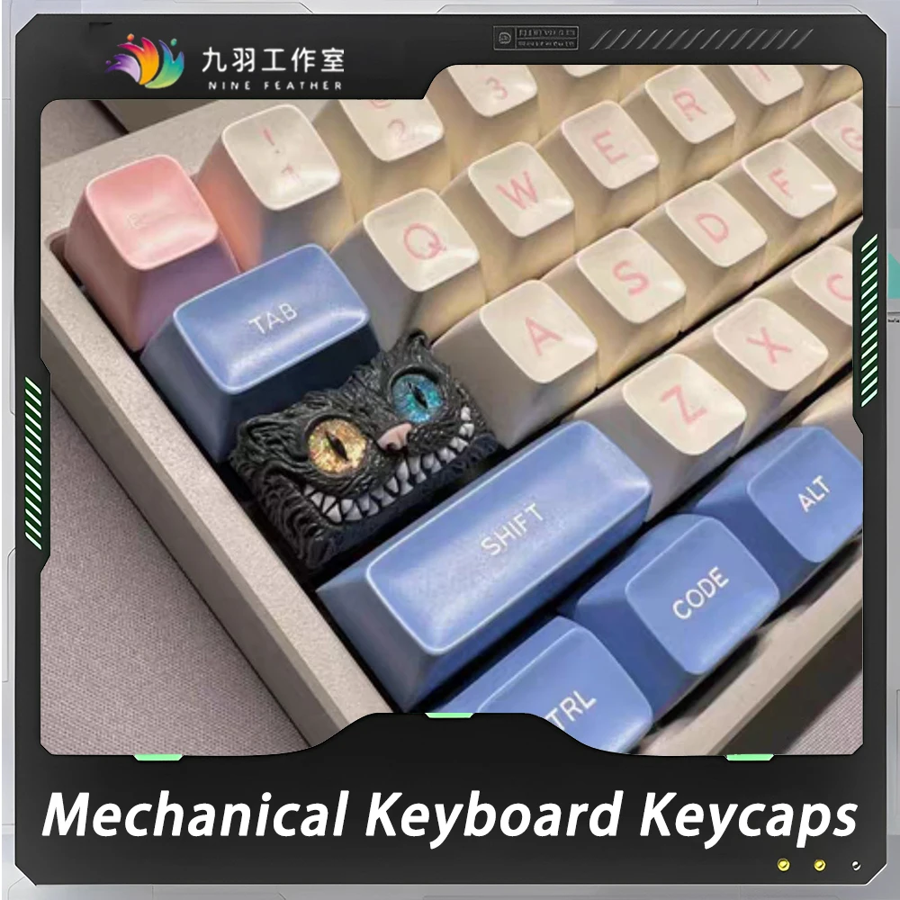 1.75u Jade Нгуен колпачки клавиш разных учеников кошка 1 клавиша механическая
