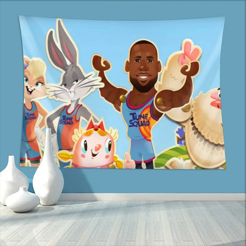 

Домашний гобелен мечты конфеты игра давка фон подвесное одеяло декор комнаты украшения пляжный коврик