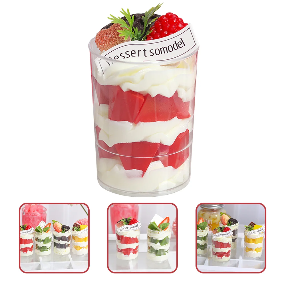 

Birthday Cake Toy Food Photography Props Rainbow Donut Model Realistic Dessert Artificial Simulation