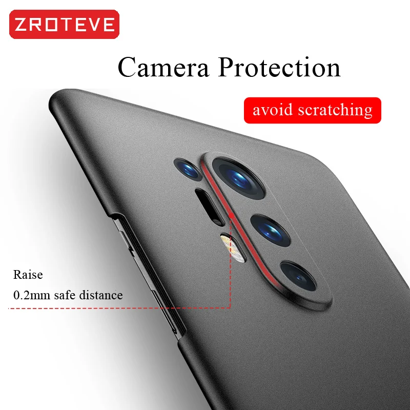oneplus 8 pro case zroteve slim matte hard pc cover for oneplus 10 9 9r 9rt nord 2 one plus 8 8t 7 7t oneplus8 pro phone cases free global shipping