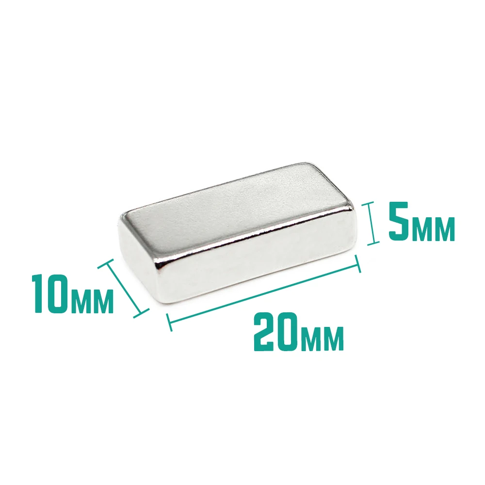 

2/5/10/20/30/50PCS 20x10x5 Quadrate Powerful Strong Magnetic Magnets 20x10x5mm Block Neodymium Magnets 20*10*5 Permanent Magnet