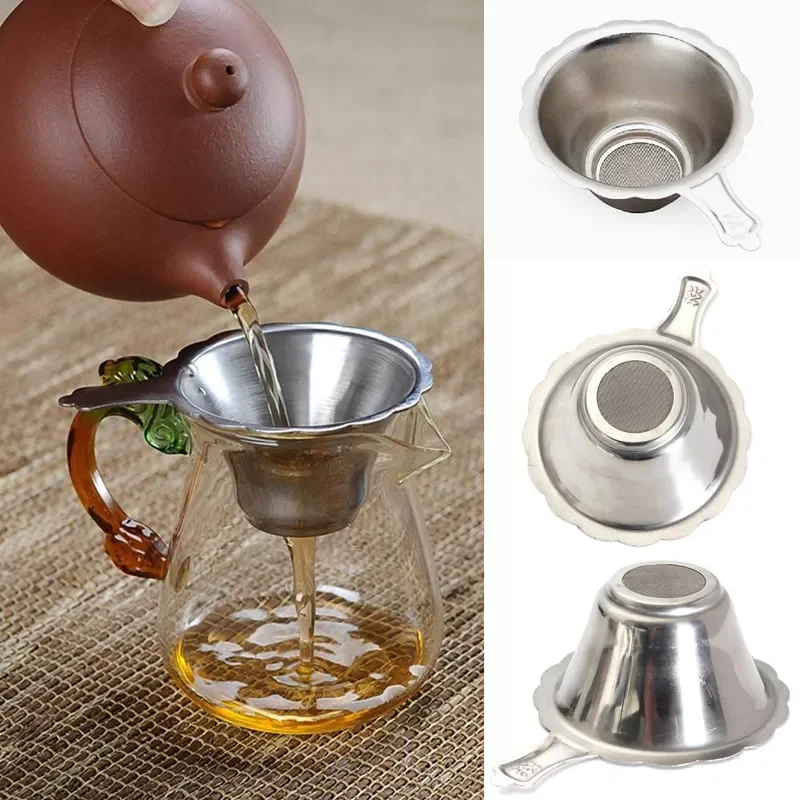 

Mesh Infuser Reusable Tea Strainer Teapot Stainless Steel Loose Tea Leaf Spice Filter Drinkware Kitchen Accessories