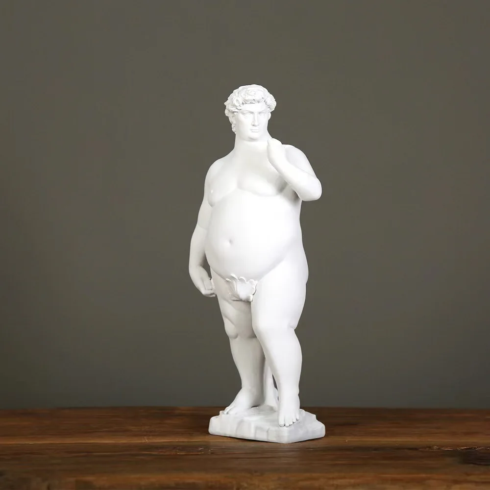 Креативная портретная скульптура Дэвида из смолы художественный декор для