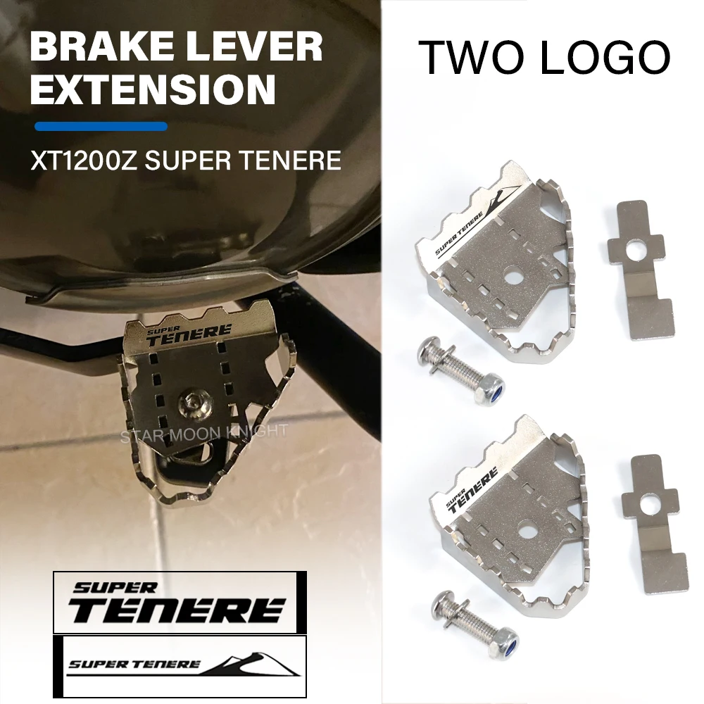 

Motorcycle Accessories Enlarge Extender For YAMAHA XT1200Z Super Tenere XTZ 1200 Brake Lever Extension Pedal Step Tip Plate