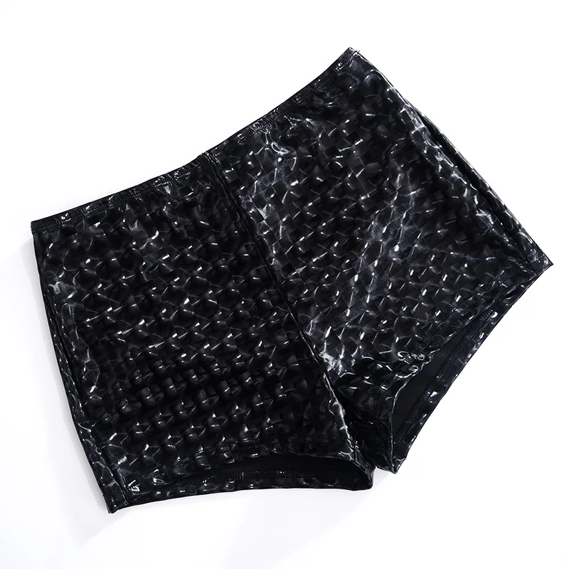 Women's 2023 summer new fashion PU Ringer casual pants shorts