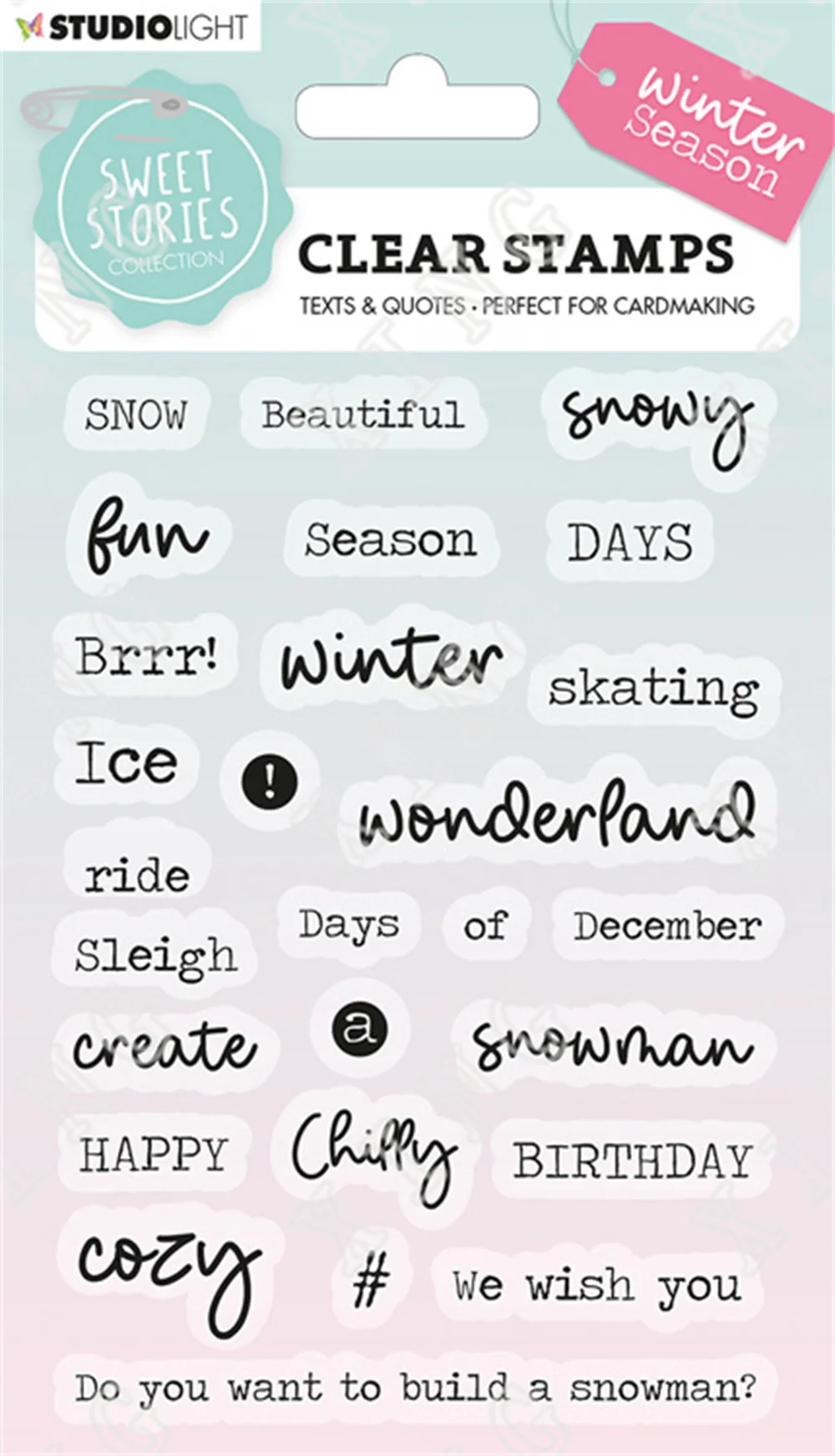 

Quotes Small Winter Season Silicone Clear Stamps Seal Diy Craft Paper Scrapbooking Diary Greeting Card Decoration Embossing Mold