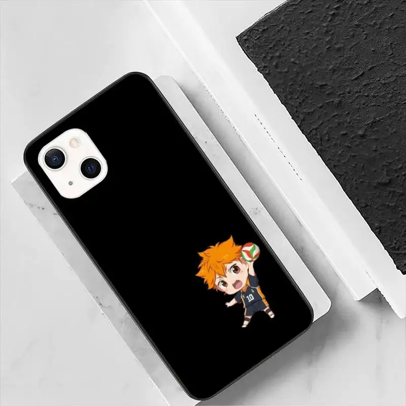 Чехол Haikyuu Hinata для iPhone 11 12 Mini 13 14 Pro XS Max X 8 7 6s Plus SE XR