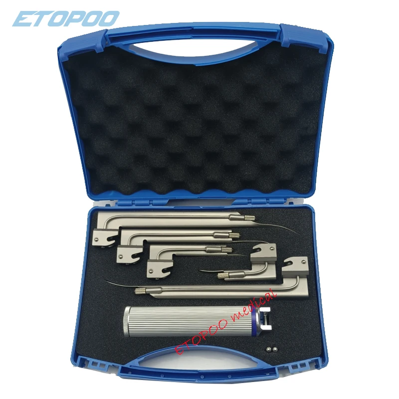 1 шт. ларингоскоп для анестезии 5 лезвий