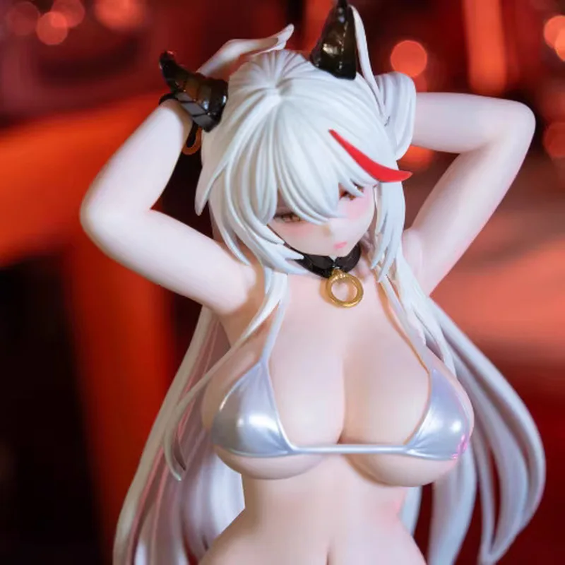 Фото Аниме-фигурка красивой девушки Azur Lane Aegir в бикини, в коробке, украшение для компьютерного корпуса, для коллекции взрослых. №4