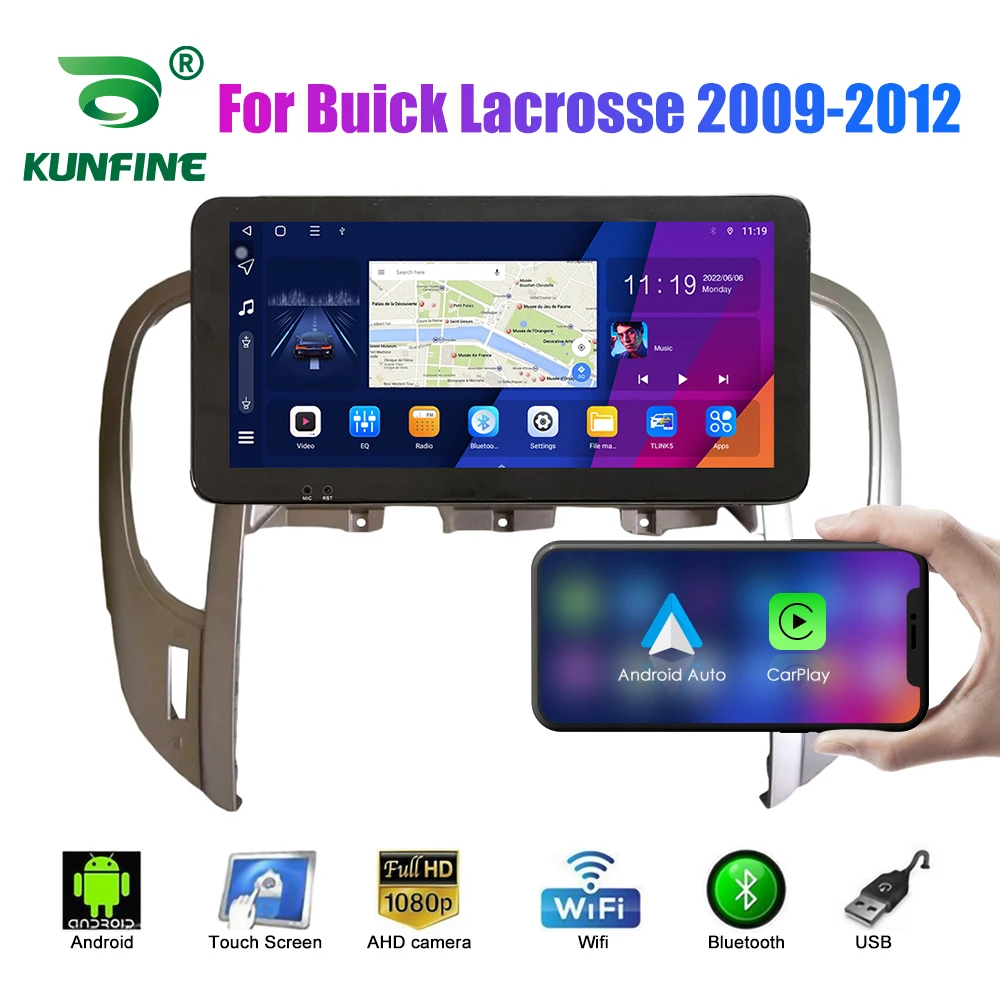

Автомобильный стерео-проигрыватель для Buick Lacrosse 2009-2012 Octa Core 1024*600 Android 10,0 автомобильный DVD GPS-навигатор плеер без декора головное устройство р...