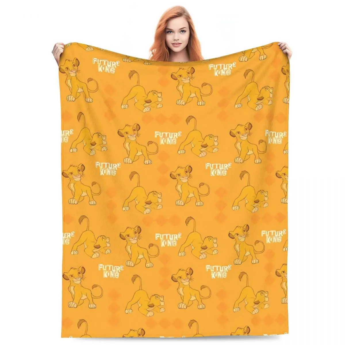 Симба Король Лев одеяло теплое плюшевое покрывало с рисунком для спальни