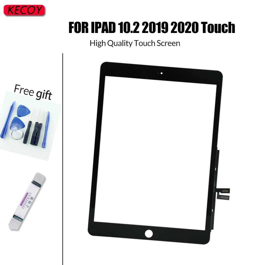 Сенсорный экран для Ipad 2019 2020 7 и 8 поколения A2197 A2198 A2200 A2270 A2429, сменный экран с дигитайзером и клеем, 1 шт.