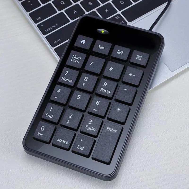 Проводная цифровая клавиатура 23 клавиши USB Numpad портативная для финансового учета