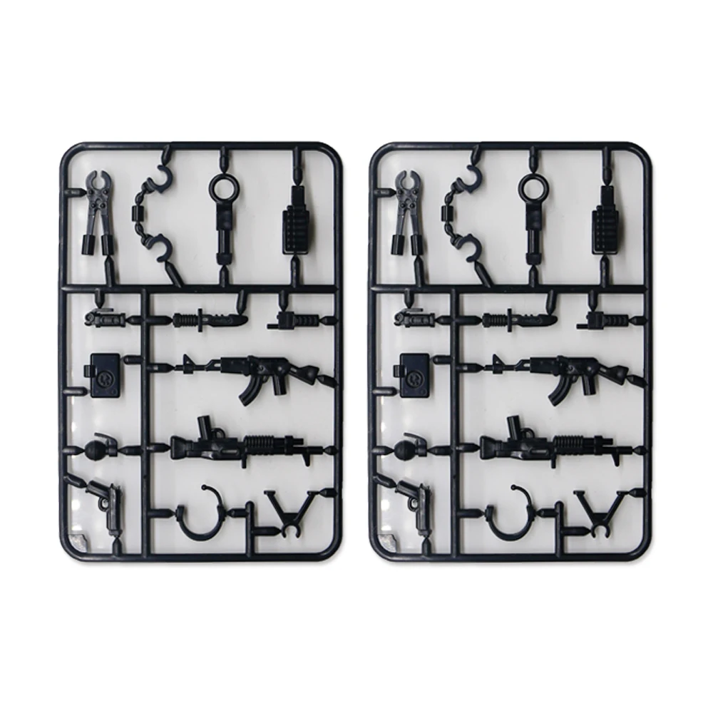 Упаковка оружия MOC Пистолеты для фигурок аксессуары коробка пистолет армейская