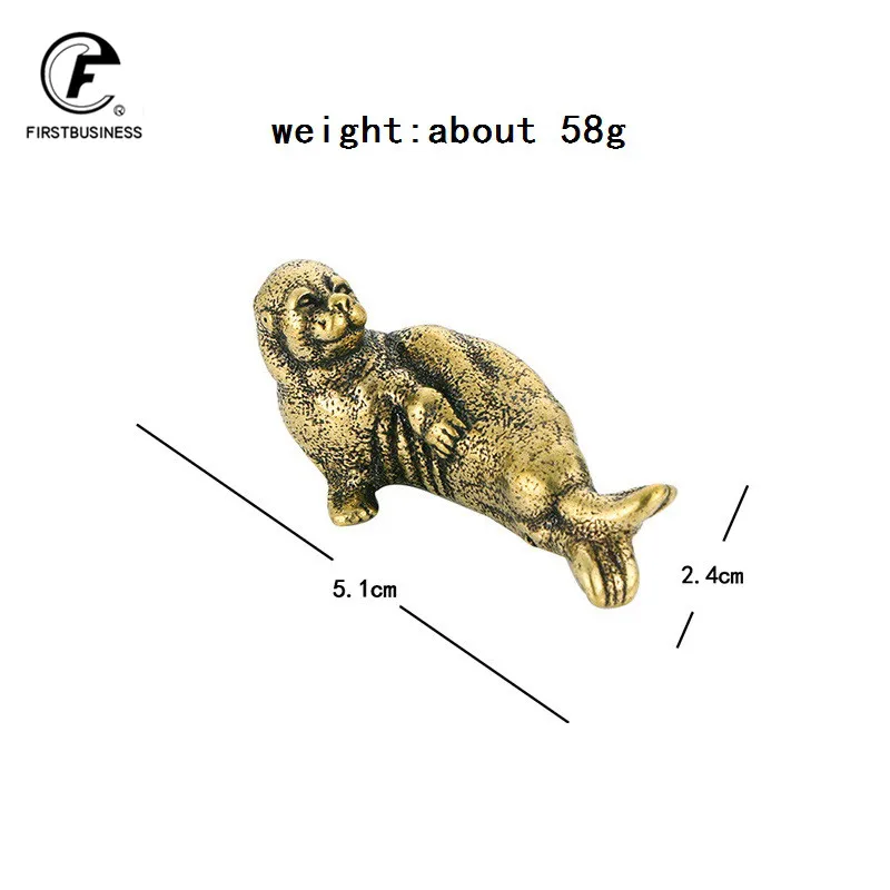 

Винтажная медная фигурка морского животного