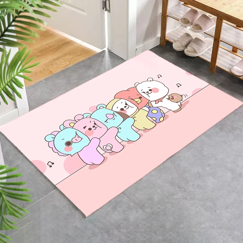 

Коврики для спальни BT21, коврик для ванной, нескользящий кухонный коврик