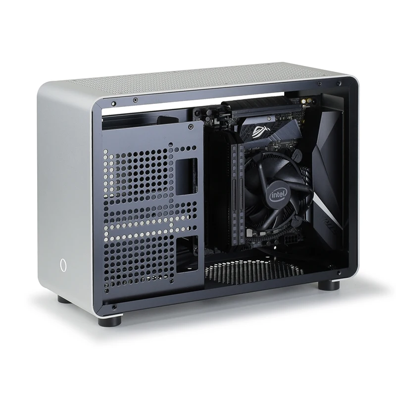 

2022new Geeek g1-se all aluminum side transparent A4 itx mini small chassis SFX power supply portable host air cooling
