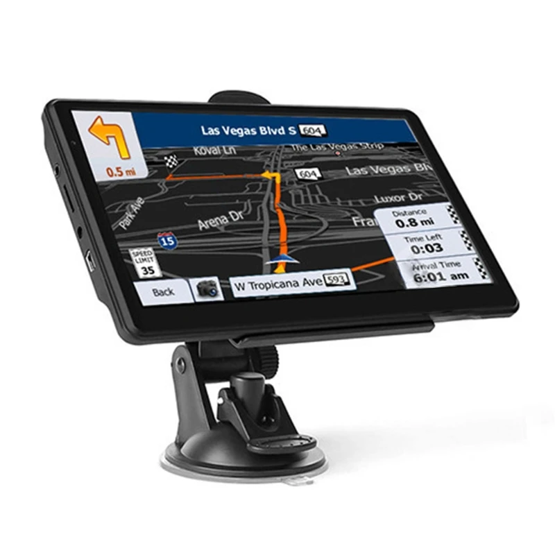 

7-inch Capacity Screen GPS Units Equipment Navigation System Voice Navigation Car Motorcycle GPS Navigate Voice Guidance