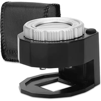30x jewelers loupe with white led light and purple light with optical glass lensscale for gems jewelry textilecoins