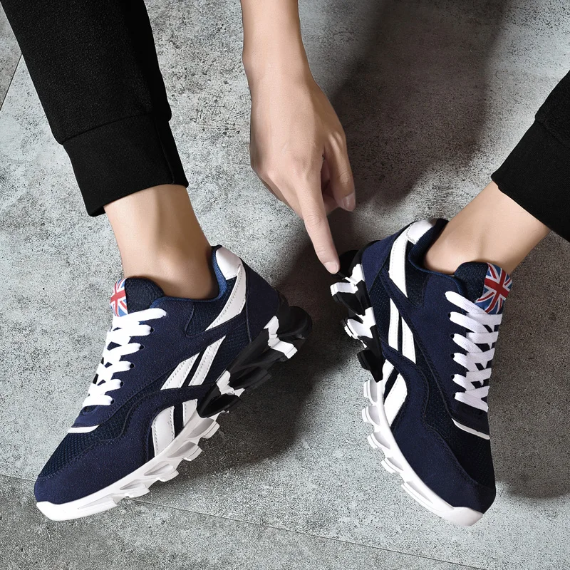 Fashion Men Large Size Casual Shoes Mesh Breathable Lightweight Cushioning Male Sneakers Men Walking Shoes Zapatillas De Hombre