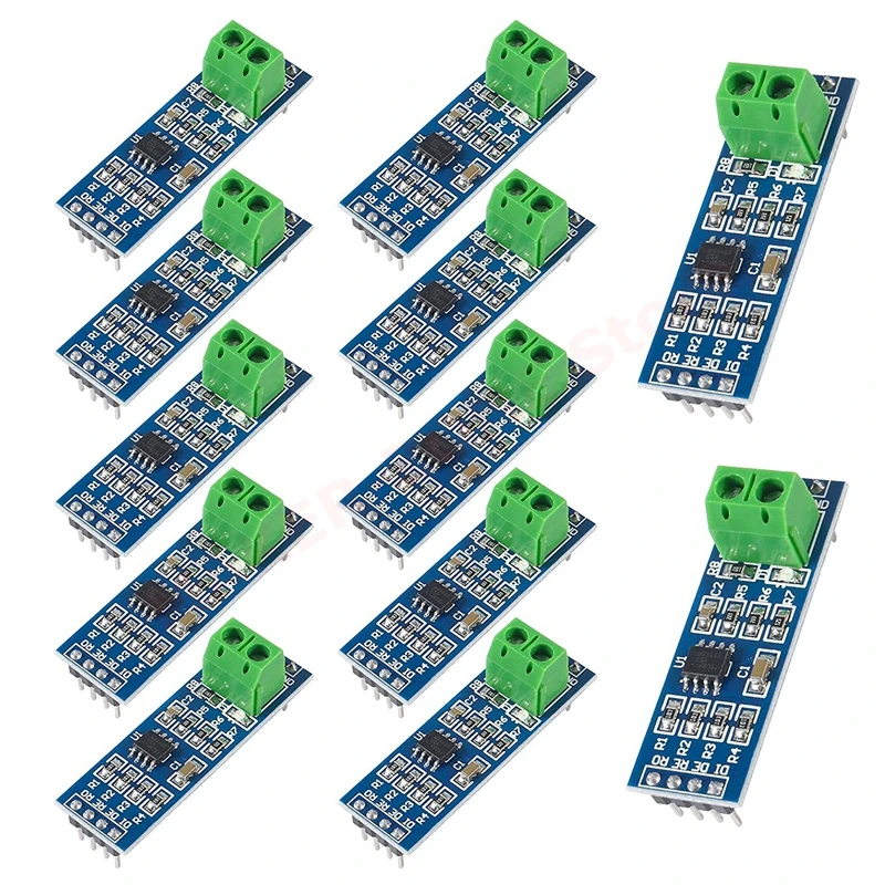 module-emetteur-recepteur-max485-rs485-ttl-uart-serie-vers-module-rs-485-pour-arduino-raspberry-pi-controle-industriel-12-pieces