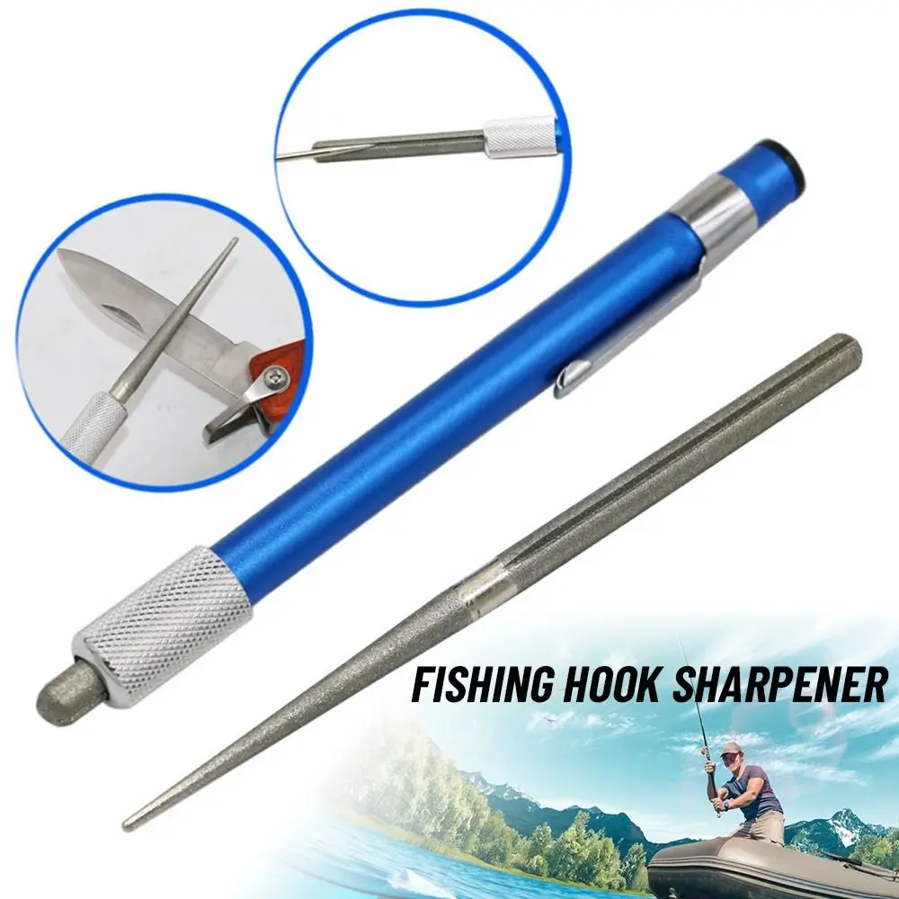 

High Quality New Arrivals Sharpener Diamond Pen shaped Outdoor Tool Fishing Hook Sharpener Pen Sharpener