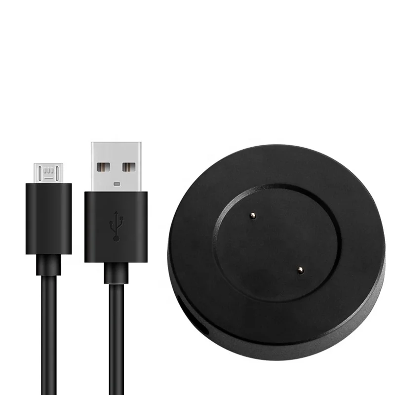 

Black White Usb Charger Dock Cable Watch Charger Portable Wireless Fast Charge Power Charger for Huawei Watch Gt Gt2 Honor Magic