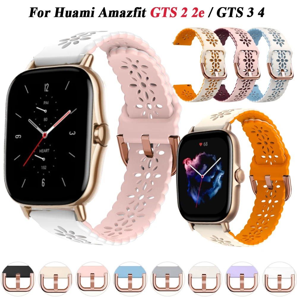 

Replacement Band For Huami Amazfit GTS 2/4 Mini Strap Silicone For Amazfit Bip3 Pro GTS 3 Strap GTS GTS2 Bracelet 20mm Watchband