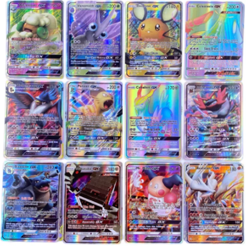 5-300 шт. детская игра Pokemon Kaarten 300 в |