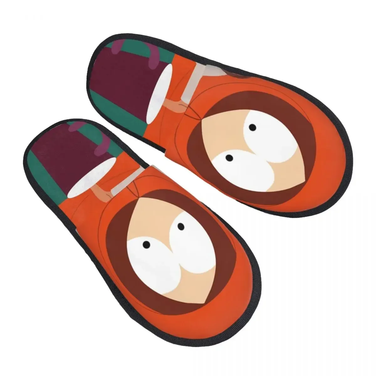 

Кенни мультфильм Анимация Аниме саутпарк удобные шлепанцы с памятью пены тапочки женская обувь для спа дома
