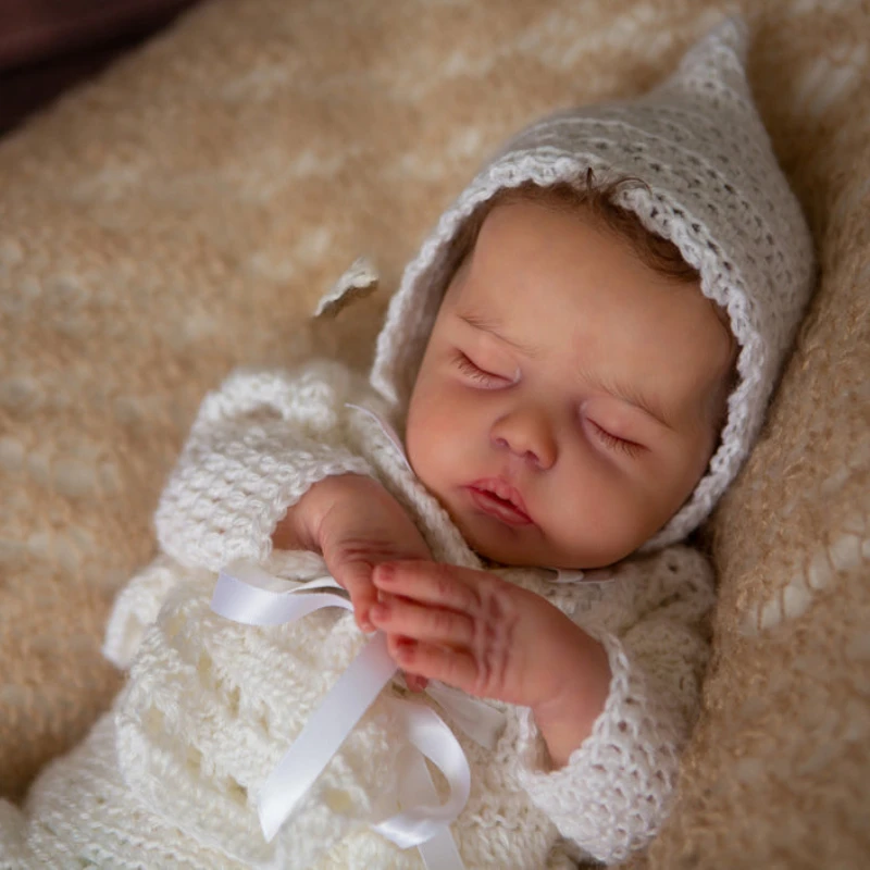 

18 дюймовые незавершенные детали для кукол новорожденных, наборы без рисунка, малыш делайла с рисунком, полностью силиконовые куклы для детей