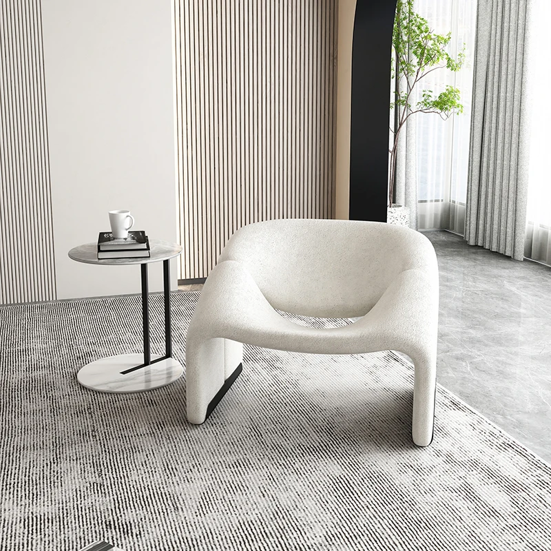 

zq Nordic Light Luxury Single-Seat Sofa Chair Simple Leisure Chair Personalized Reception Chair