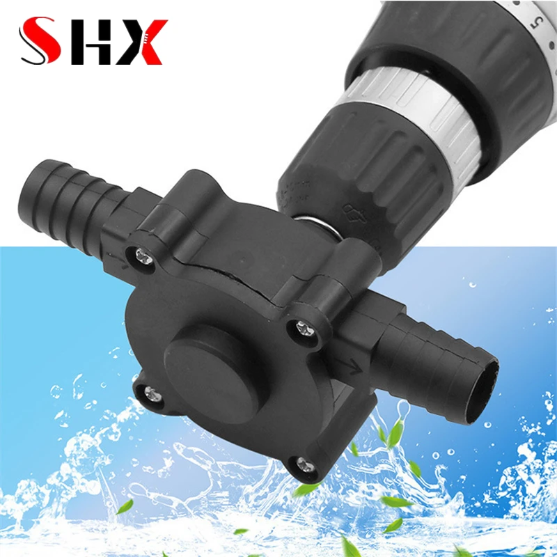 

Portable Electric Drill Pump Diesel Oil Fluid Water Pump Mini Hand Self-priming Liquid Transfer Pumps Home Garden Outdoor tool