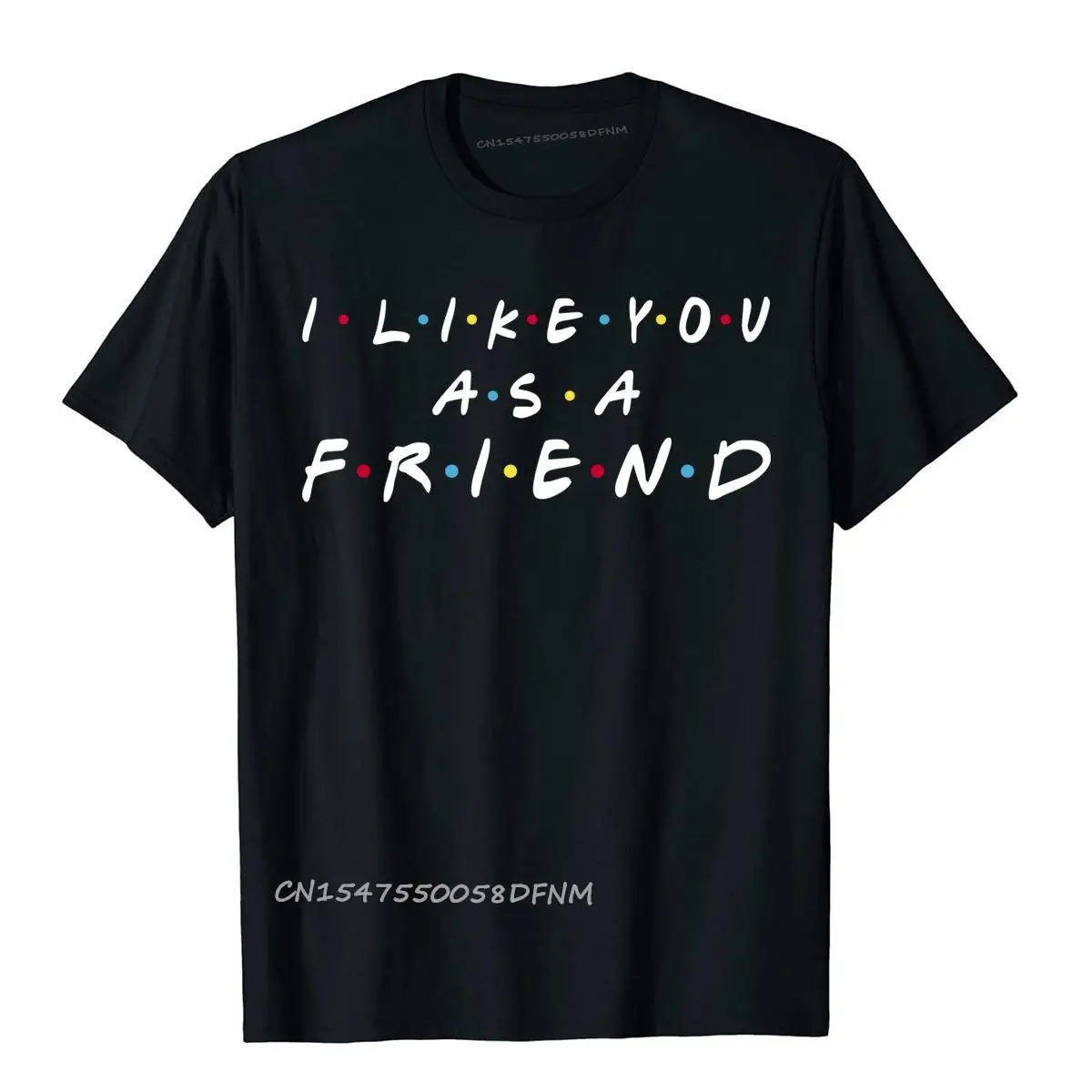 

As A Friend Camisa Tops Shirt Summer Fashion Letter Premium Cotton Short Sleeve Men Top T-Shirts High Street Fashion