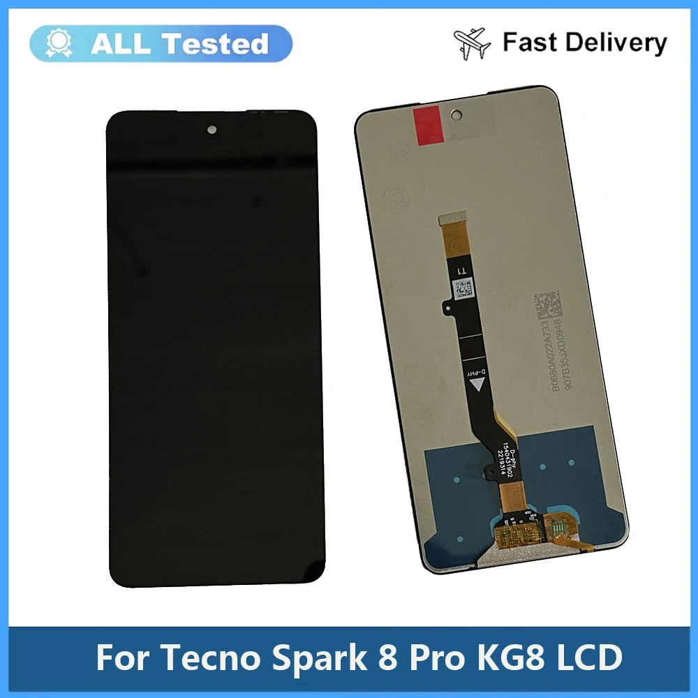 Фото Для Tecno Spark 8 KG6 ЖК-дисплей с сенсорным экраном и дигитайзером Tecno Spark 8C KG5k ЖК-дисплей для Tecno KG7 Spark 8P 8T Spark 8 Pro KG8 LCD №5