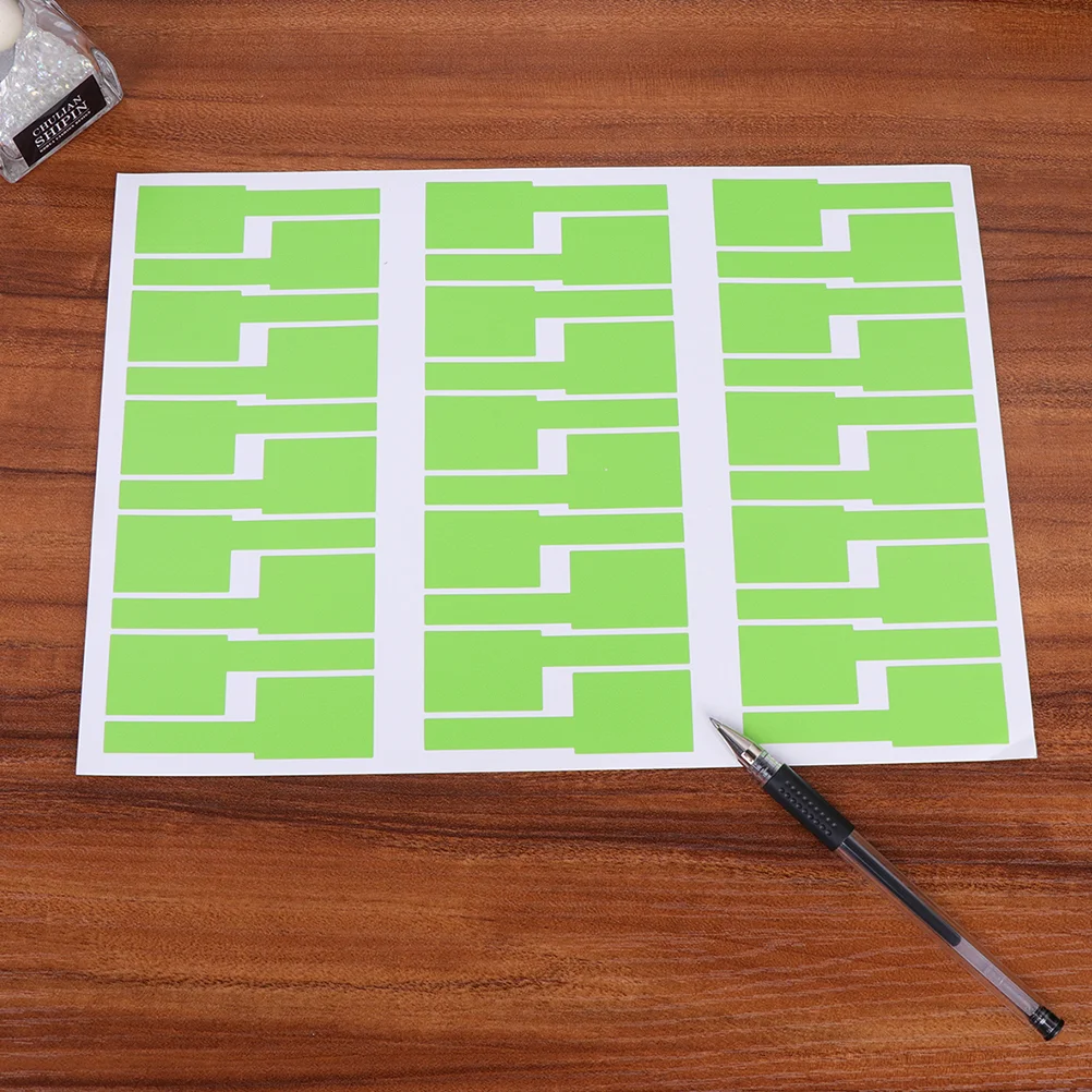 

10Pcs Stickers Markers Identification Tags Self- adhesive Laboratory sticker label For Test tube, beaker ( Green )