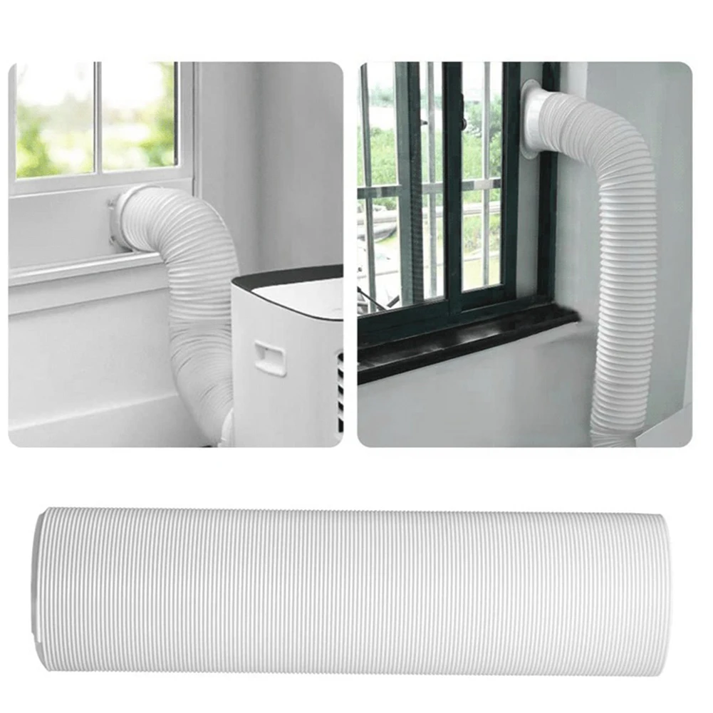 

Universal Duct Extension Pipe Telescopic Vent Tube Fittings Duct Outlet Ventilation Pipe Accessories for Mobile Air Conditioning