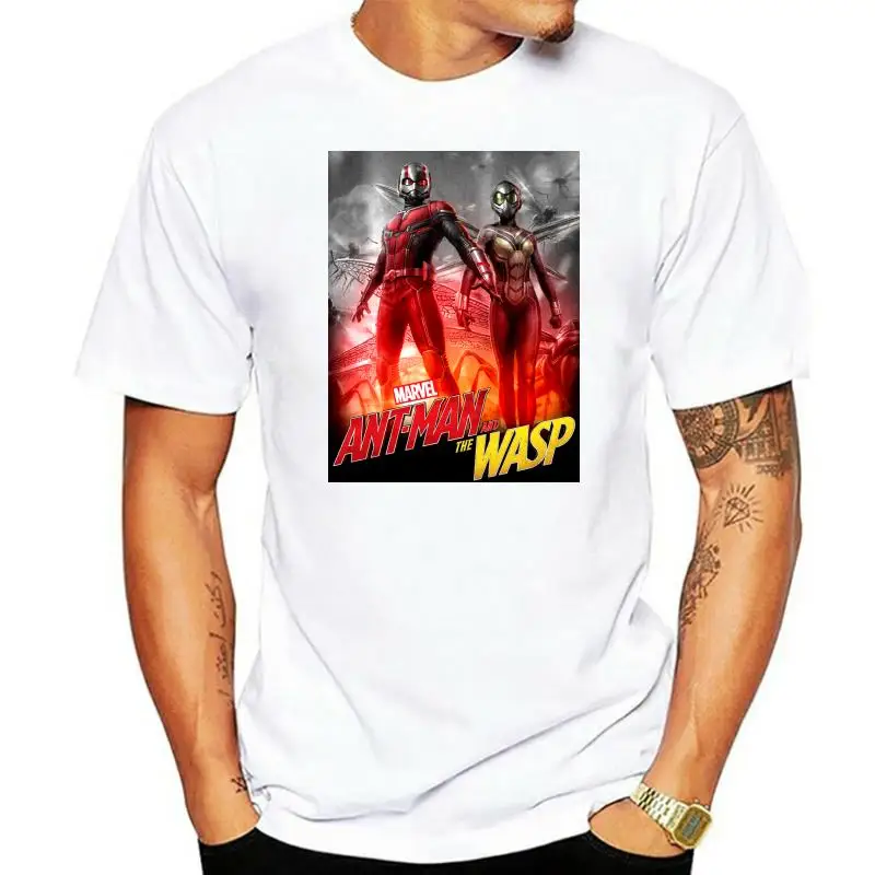 

NEW Ant-Man and Wasp Movie Men Shirt Comic Mens T Shirt 100% Cotton Top 100% Cotton Straight O-Neck Short Sleeve T-Shirt