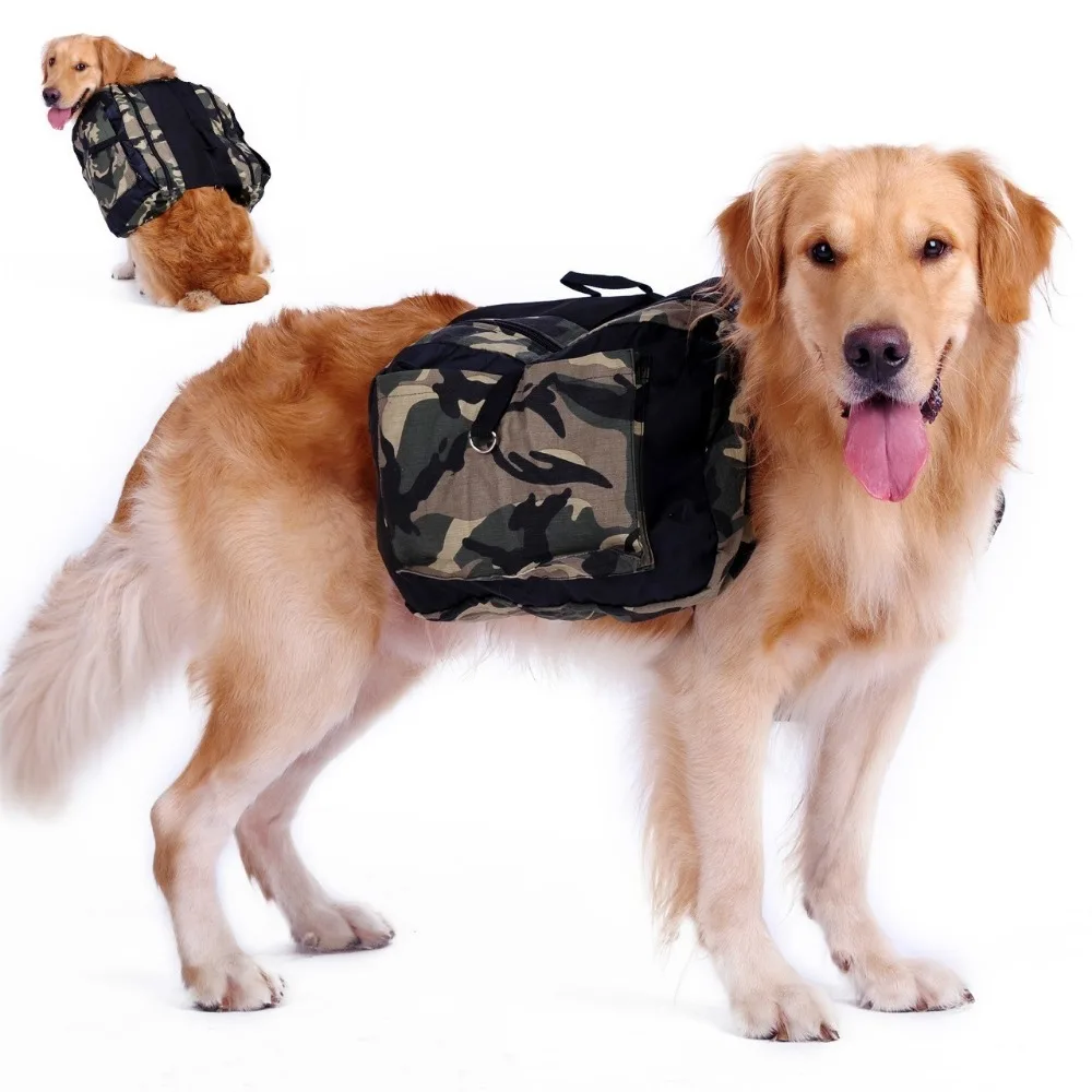 1pcs Extra Large Space Pet Dog Pack Pack Water Bowl Medium and Large Dog Gold Hair Outdoor Sports Fitness Buy Vegetables 2023