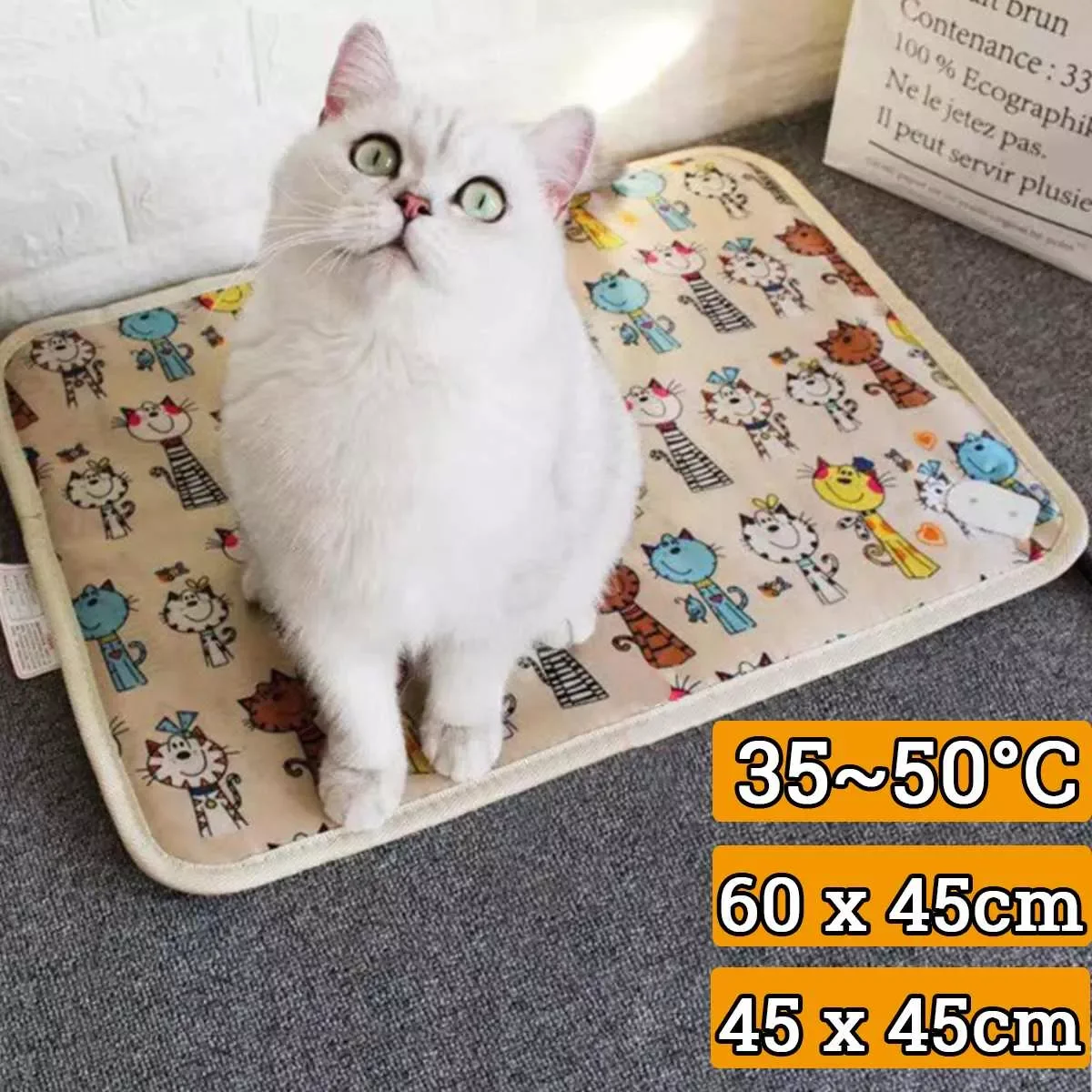 3-Mode Pet Dog Cat Waterproof Electric Heating Pad Body Winter Warmer Mat Bed Blanket Animals Bed Heater Accessories