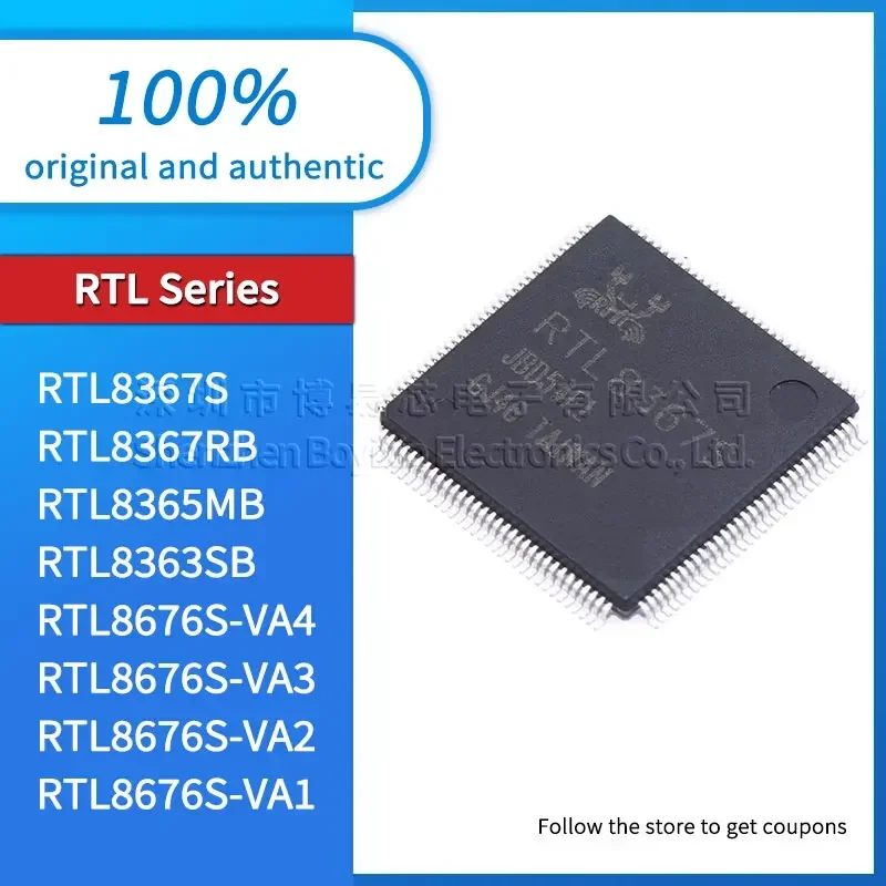 Оригинальный RTL8367S RTL8363SB RTL8367RB RTL8365MB RTL8676S VA1 VA2 VA3 VA4 VC CG VB Новый