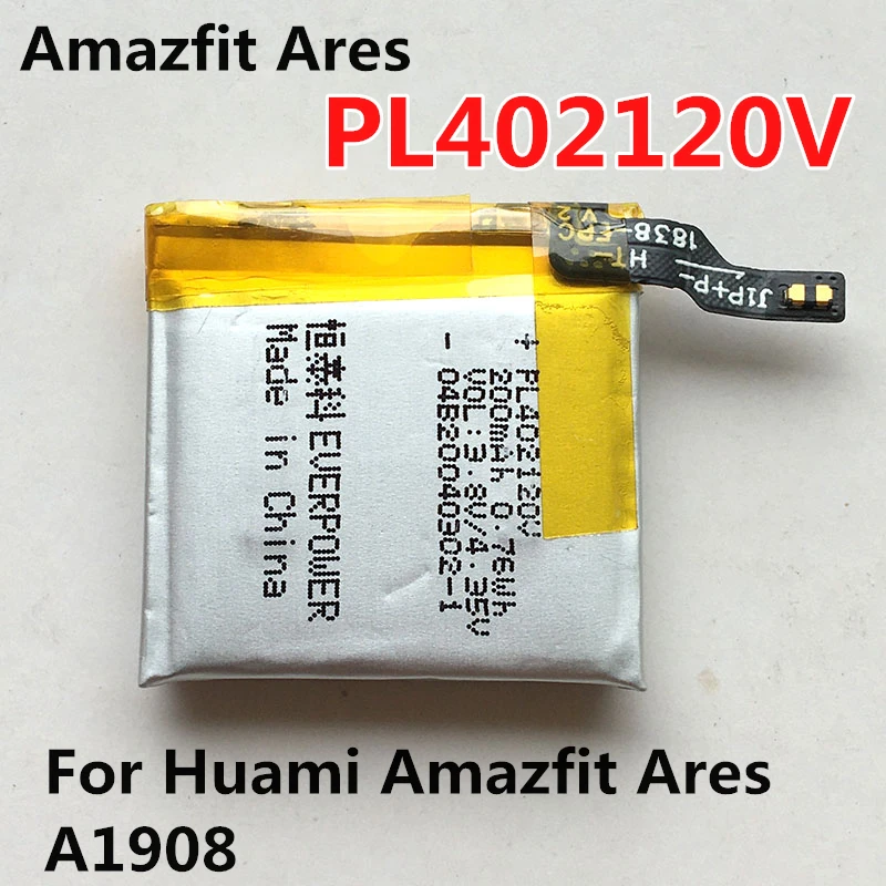 Аккумулятор для Huami Amazfit Bip Ares Pace A1609 Trex GTR 2 2e Stratos 3 Pop Pro 47 мм 42 GTS2 Mini PL 412120 H 402022 GH 402120 В