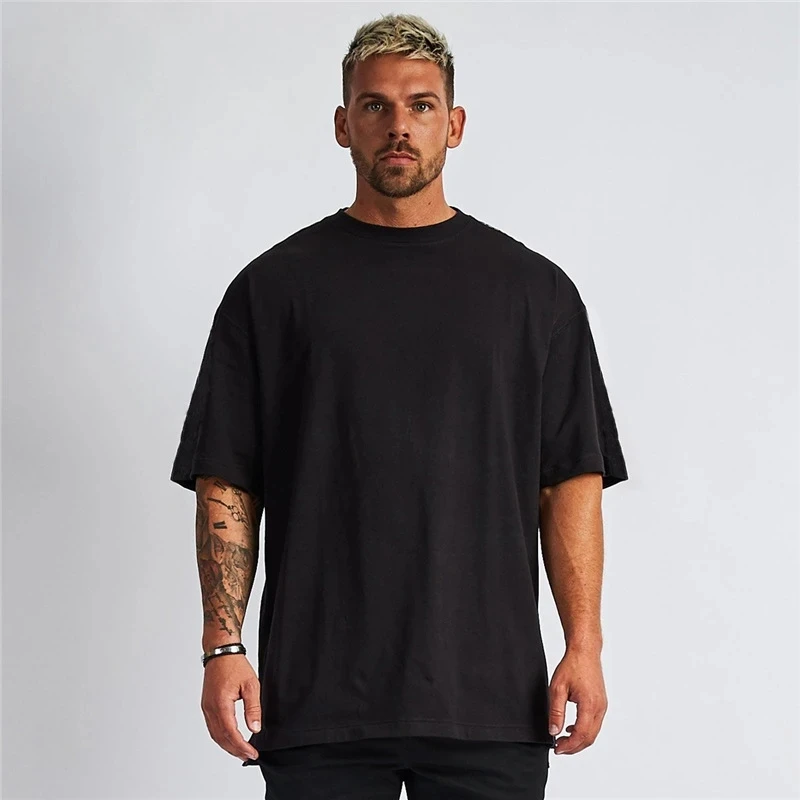

2023 new men t shirt Sports elastic men's short sleeves Fashion White