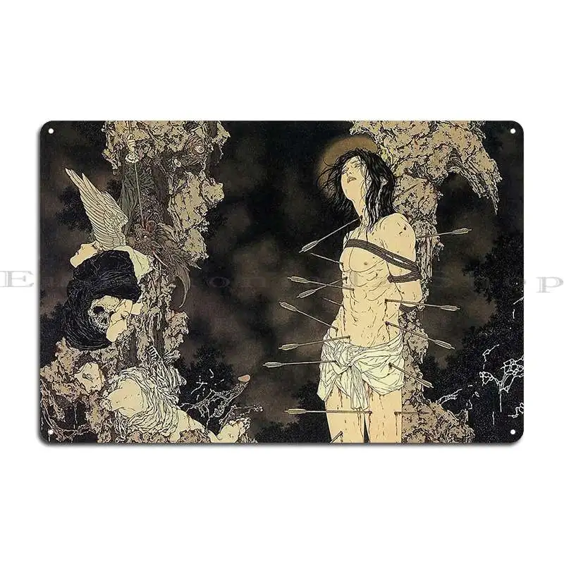 Металлический знак Takato Yamamoto клубный моноблок для кинотеатра на заказ жестяной