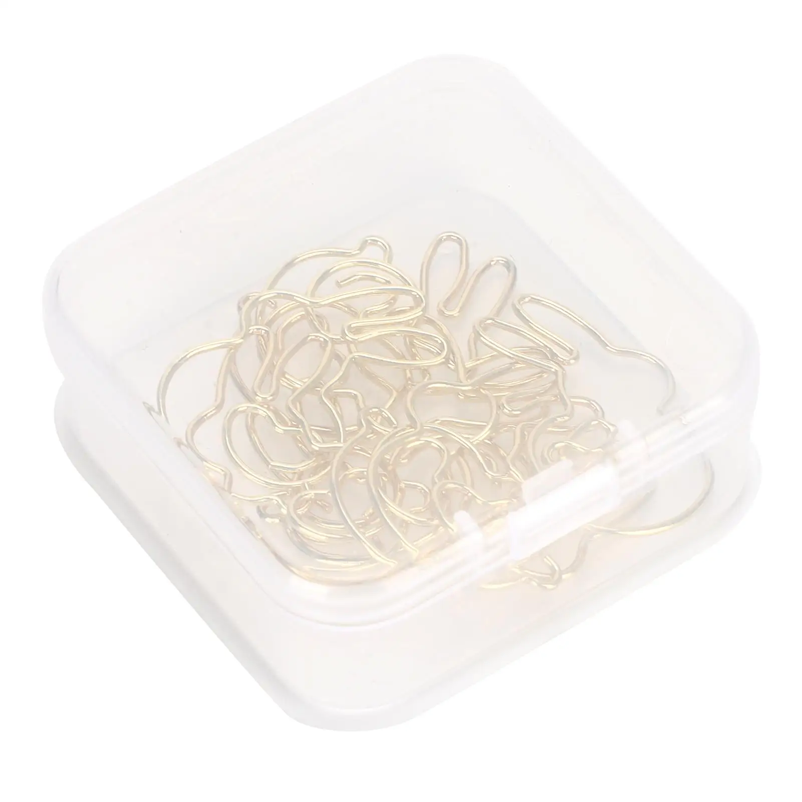 20 шт. милый кролик искусственная кожа золото и розовое для офисных документов