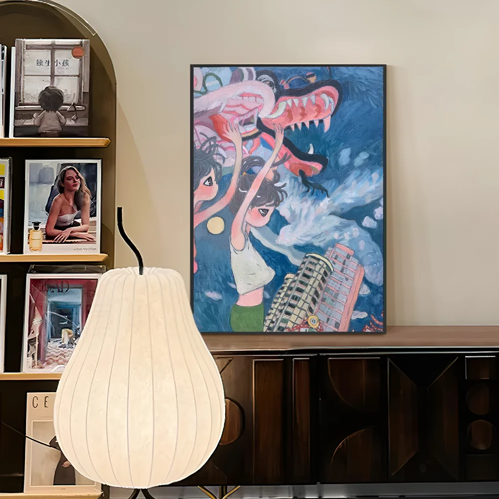 Aya Takano винтажные постеры липкие ретро наклейки из крафт-бумаги DIY комната бар кафе