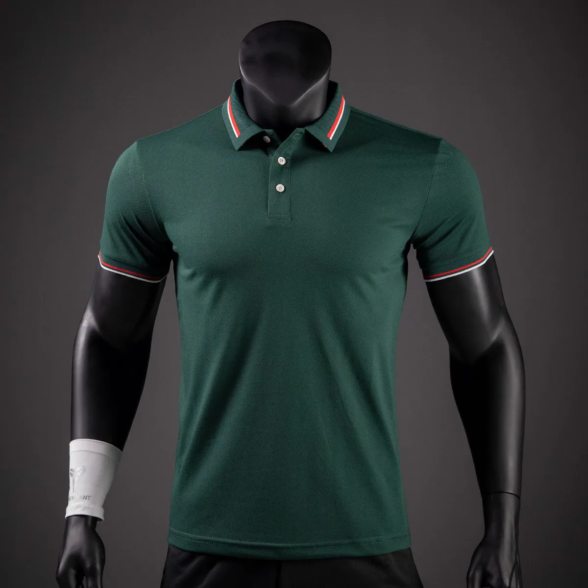 

2022 men's sports double-sided jacquard collar business polo shirt men's siro spinning fine beads lapel short-sleeved T-shirt