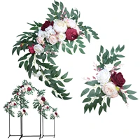 arch backdrop decoration flower elegant wedding artificial arch flowers kit simulation flower for wedding ceremony and reception