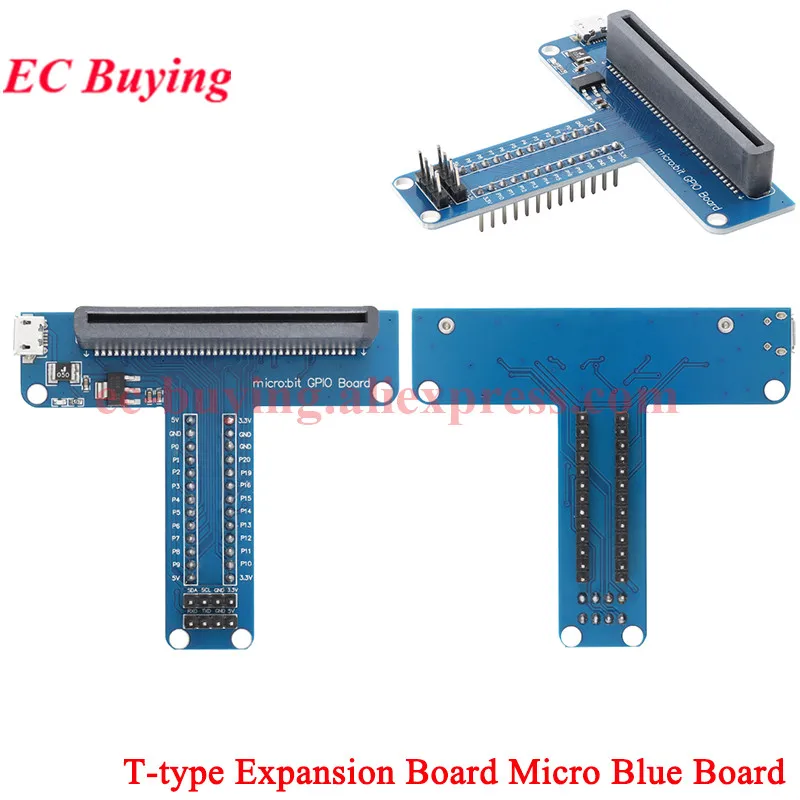 Фото T-тип GPIO Breakout Expansion Board Адаптер макетной платы микро-разъем для FC40 40-контактный плоский ленточный кабель Raspberry Pi 3 2 B & B+ Python №3