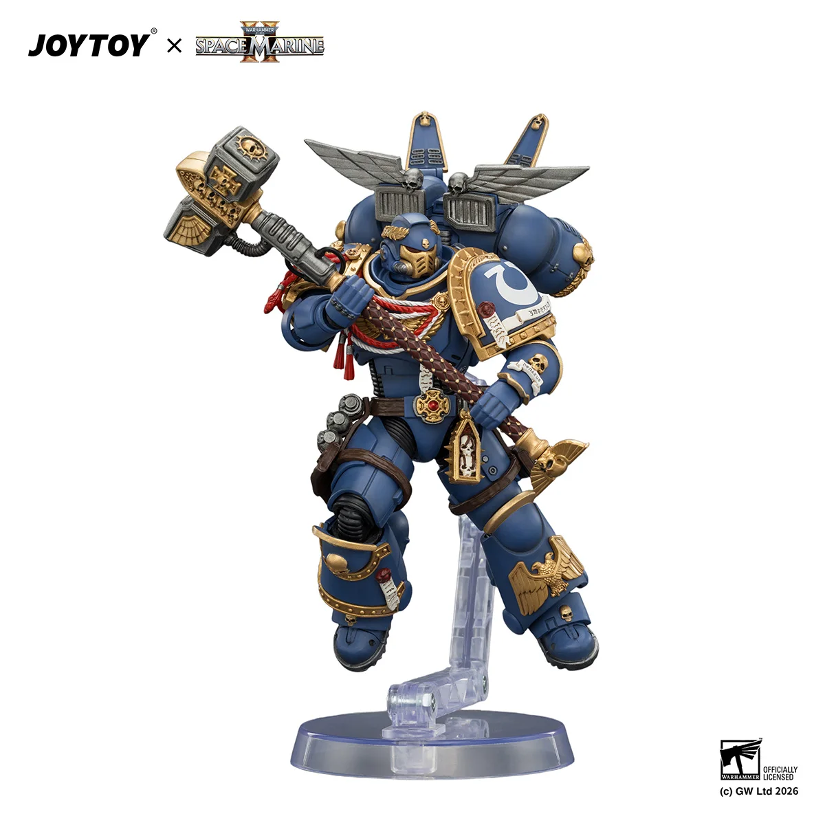 Фото В НАЛИЧИИ] JOYTOY Warhammer 40K 1/18 Фигурка Ультрамаринов-Штурмовиков-Интерсессоров, игровая версия, аниме-модель №4